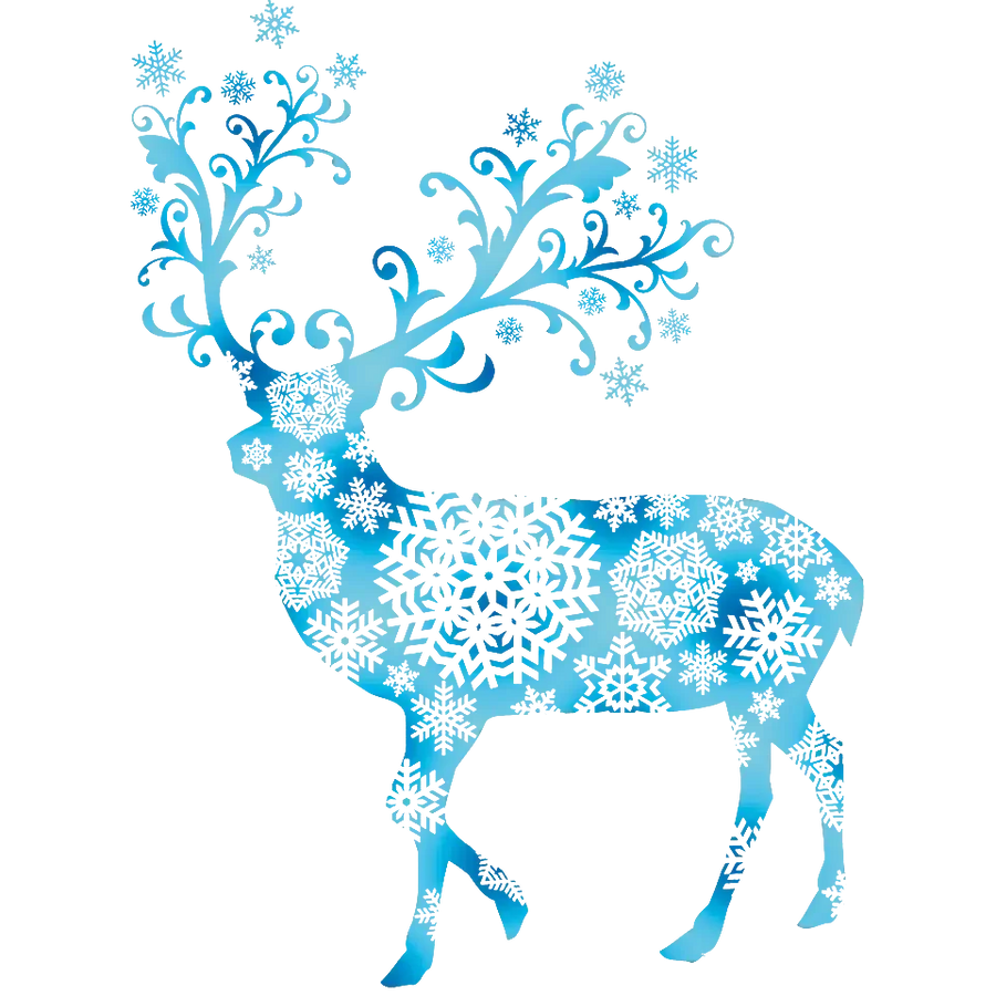Christmas Deer Design - DTF Ready To Press