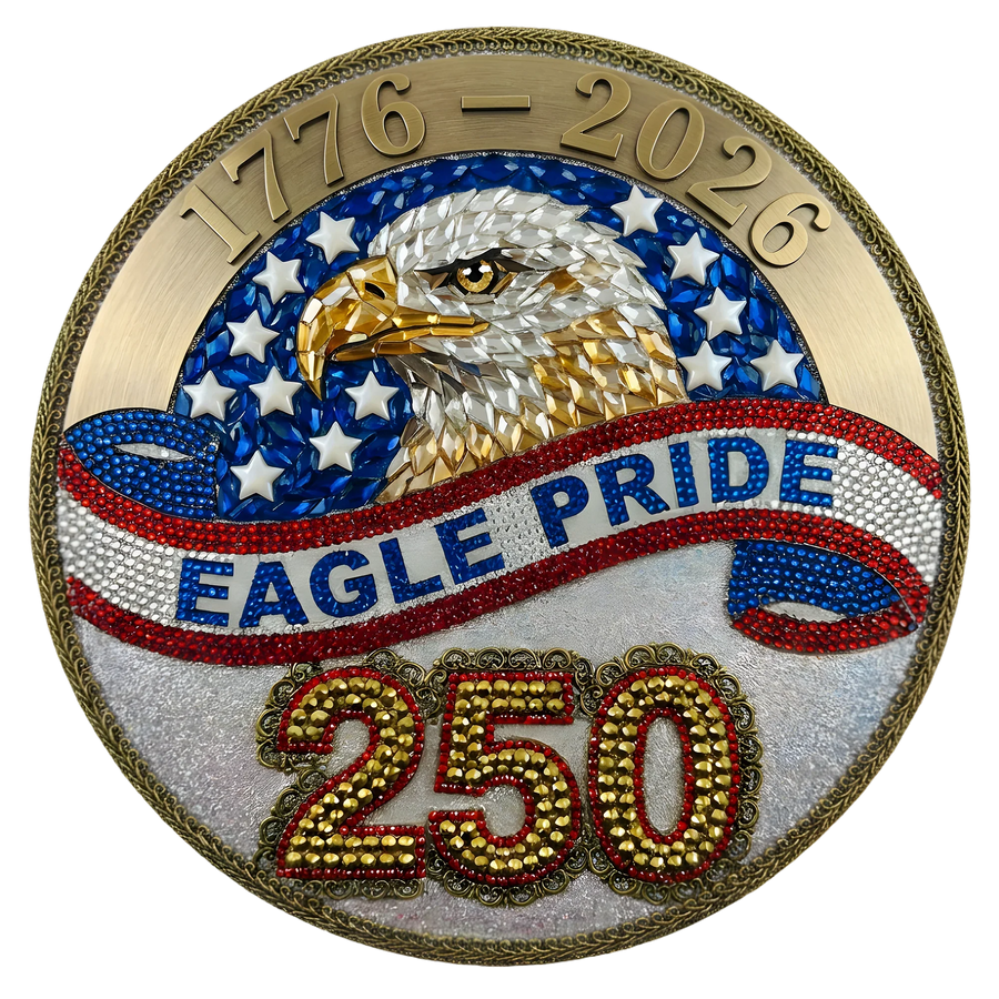 Eagle Pride 250th Anniversary DTF Transfer Ready to Press