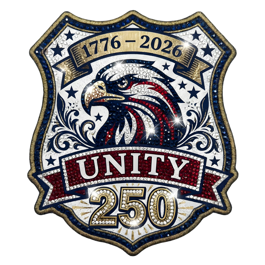 Unity 250 Patriotic Eagle DTF Transfer Ready to Press