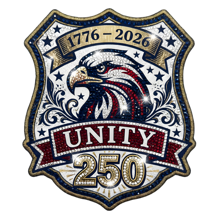 Unity 250 Patriotic Eagle DTF Transfer Ready to Press