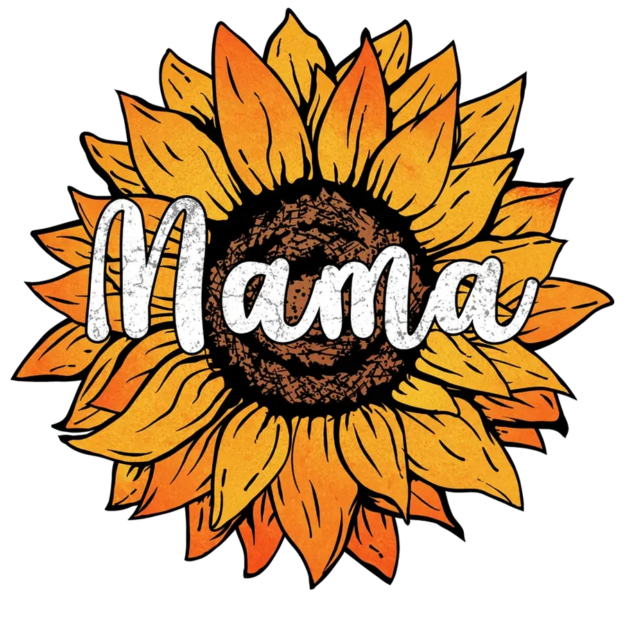 Sunflower Mama Design - DTF Sofort zum Pressen