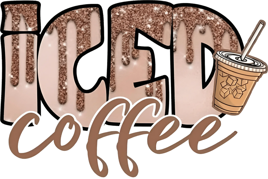 Eiskaffee-Design – DTF druckfertig