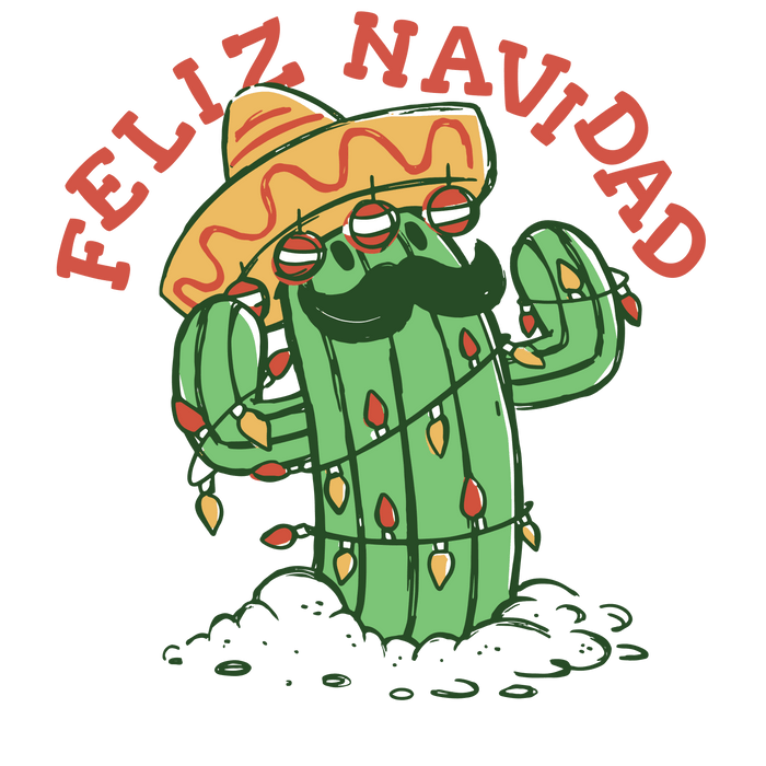 Feliz Navidad Christmas Design - DTF Ready To Press