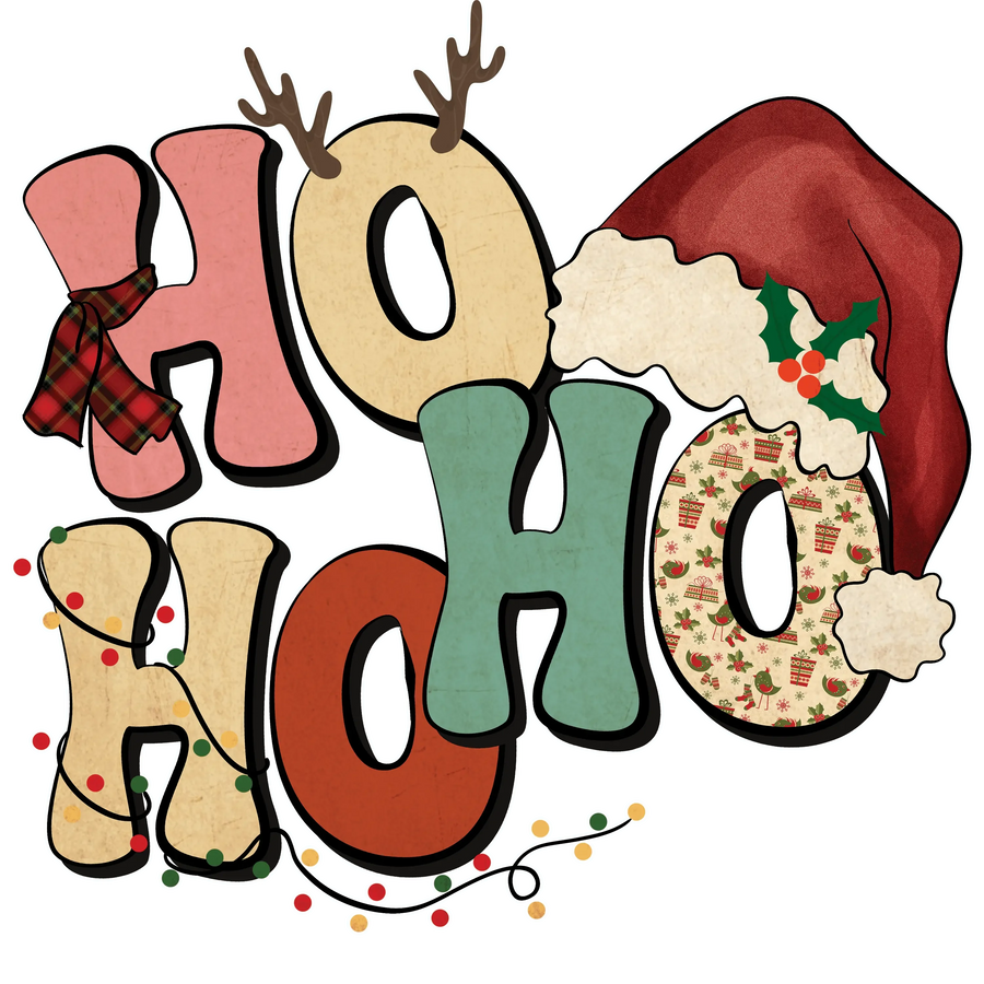 Christmas Santa Design - DTF Ready To Press