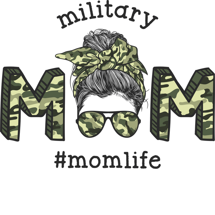 Militär-Mama Design – DTF Ready To Press