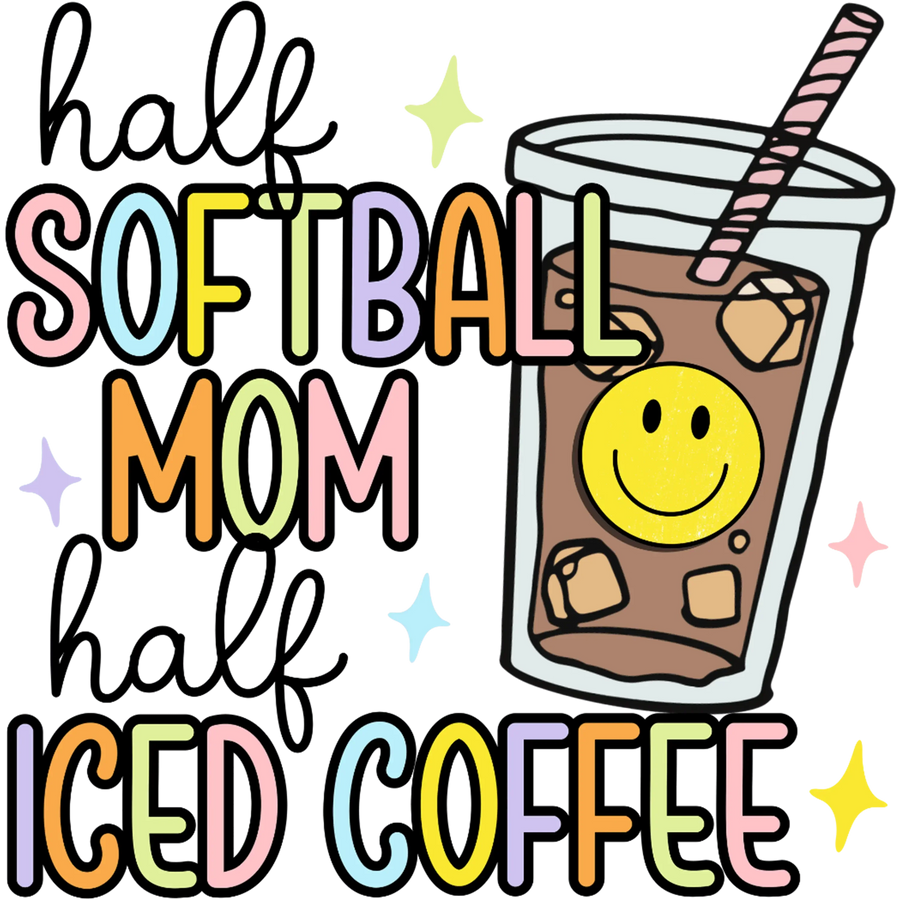 Softball Mom Design - DTF Ready To Press
