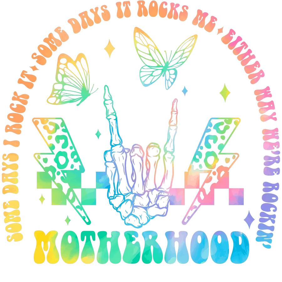 Cool Motherhood Design - DTF bereit zum Pressen