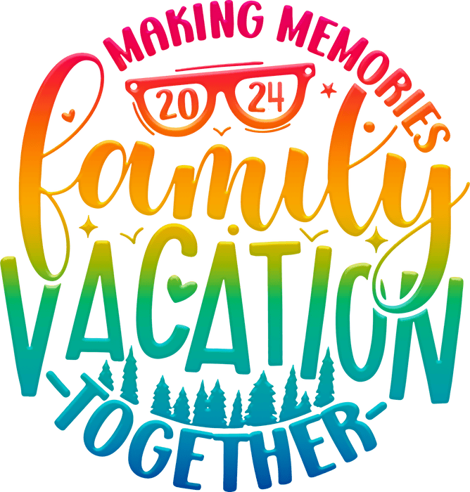 2024 Family Vacation Matching Design - DTF Ready To Press