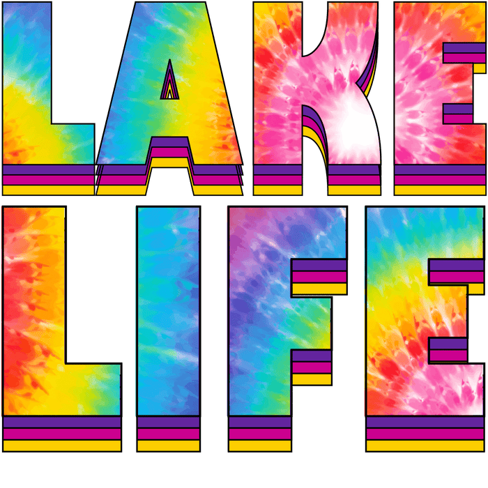 Lake Life Design - DTF Ready To Press