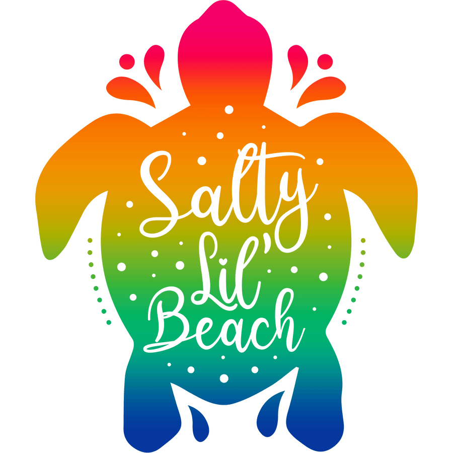 Diseño de Salty Lil' Beach: DTF listo para imprimir