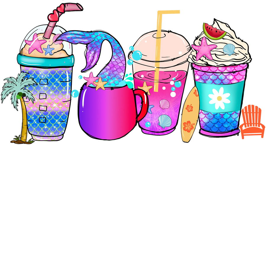 Lindo diseño de verano - DTF listo para imprimir