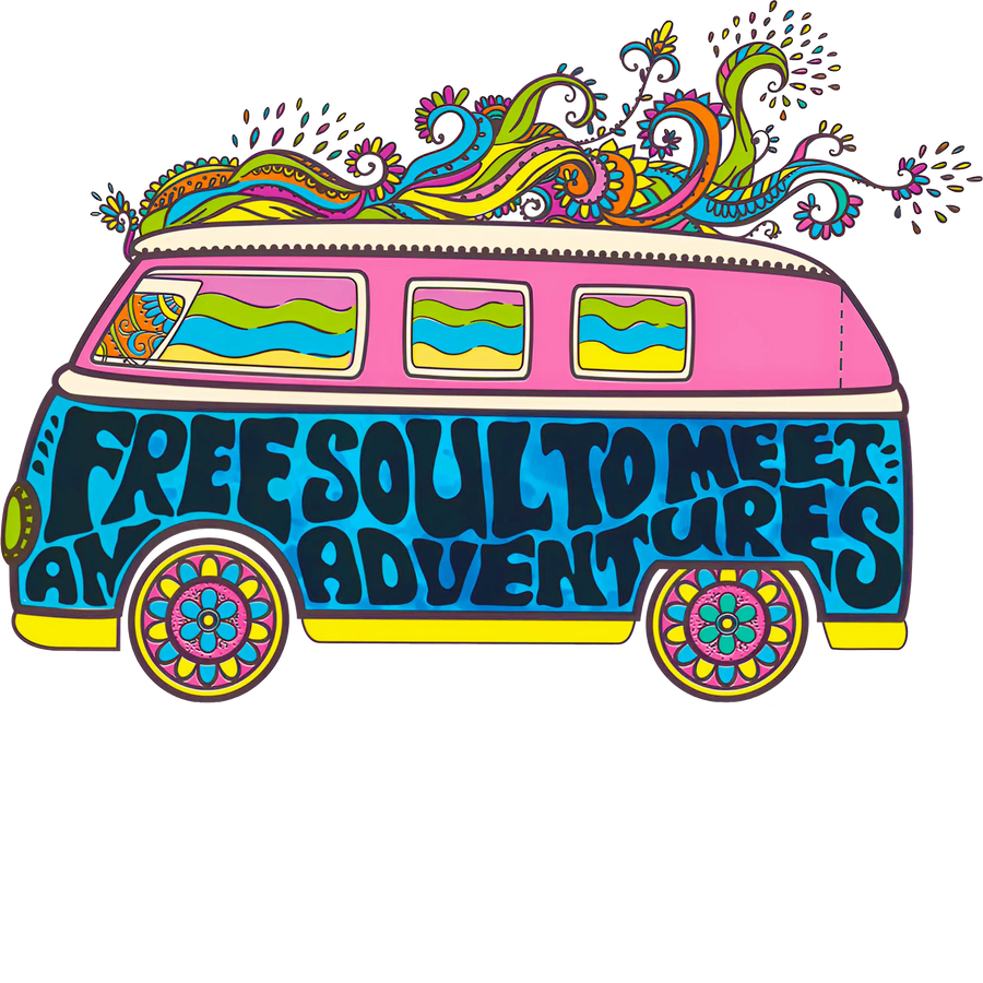 Free Soul Adventure Van DTF Ready to Press