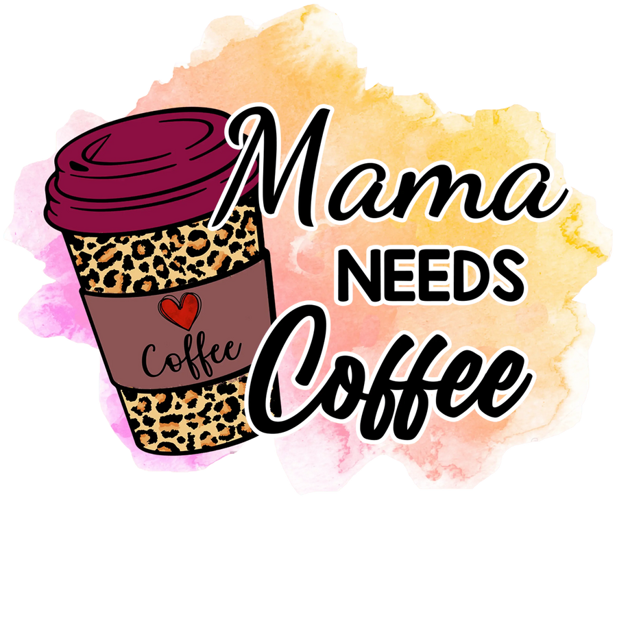 Coffee Lover Mama Design - DTF Ready To Press