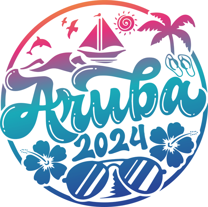 2024 Summer Aruba Vacation Design - DTF Ready To Press