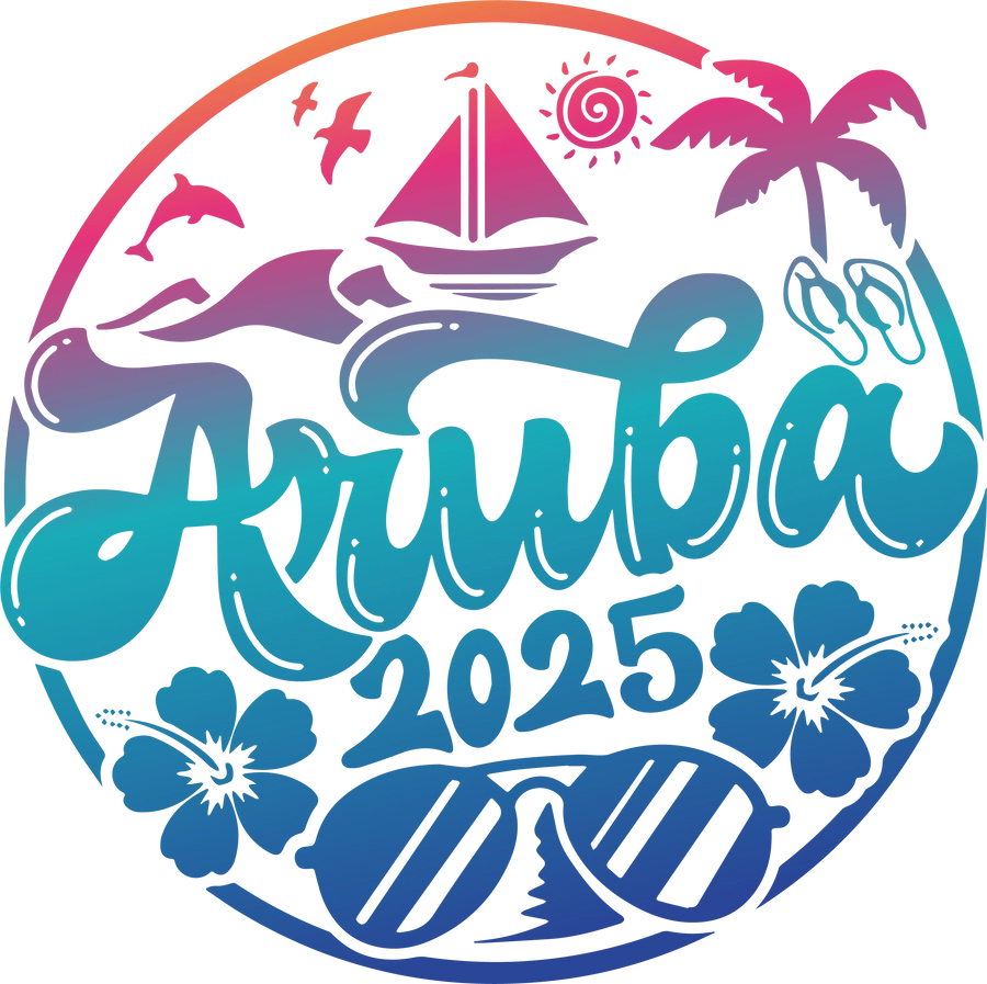 2025 Summer Aruba Vacation Design - DTF Ready To Press