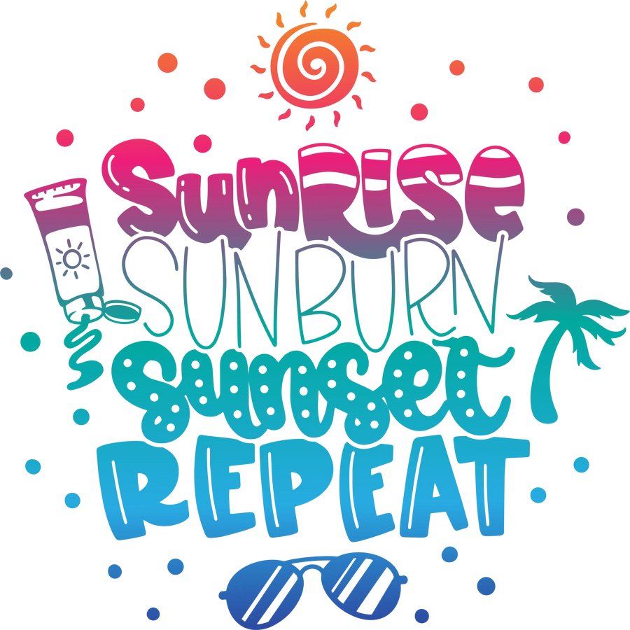 Cool Summer Vibes Design - DTF Ready To Press