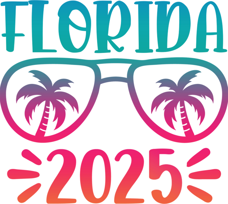 2025 Cool Florida Cruise Design - DTF Ready To Press