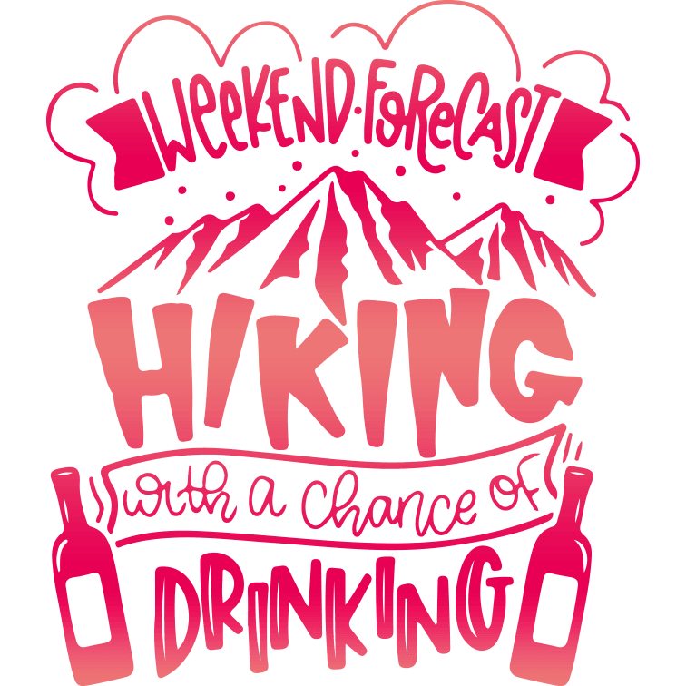 Funny Hiking Design - DTF Ready To Press