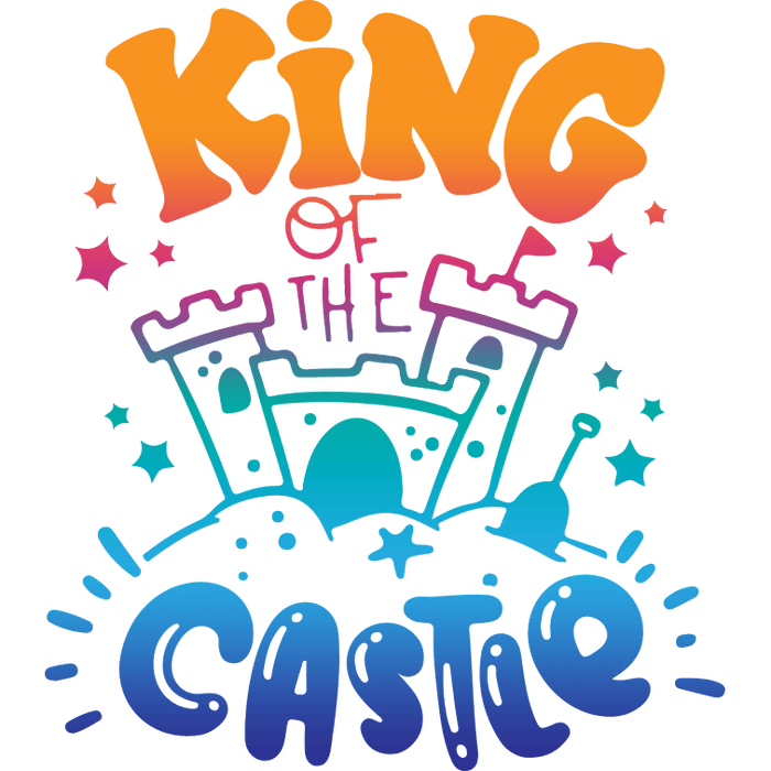 King Of The Castle Summer Design - DTF Ready To Press