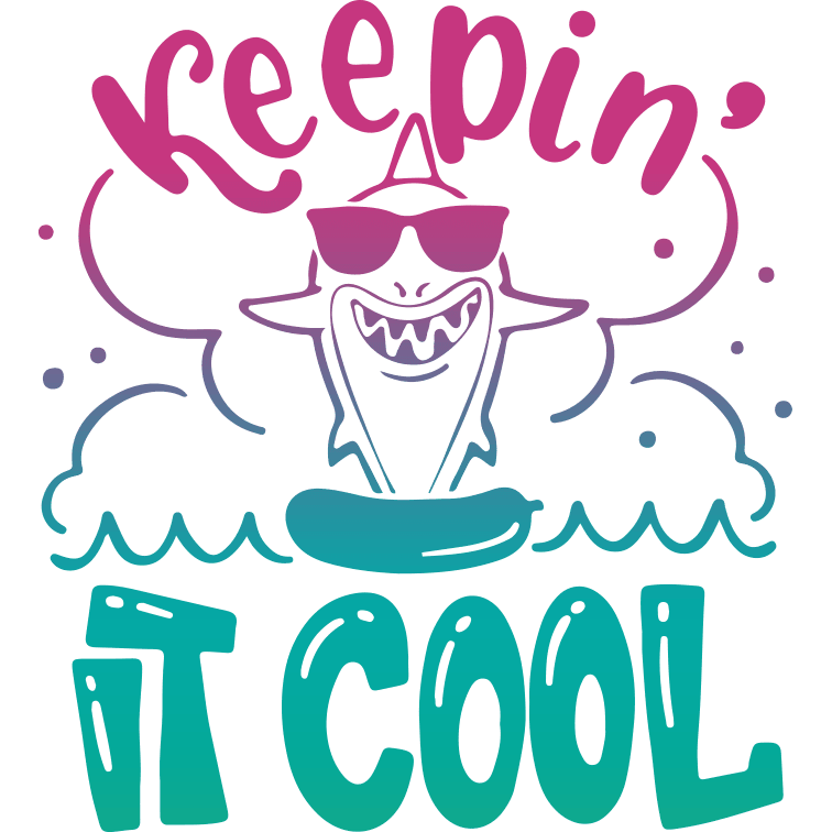 Cool Summer Vibes Design - DTF Ready To Press