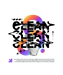 Abstract Portrait - DTF Ready to Press (original)