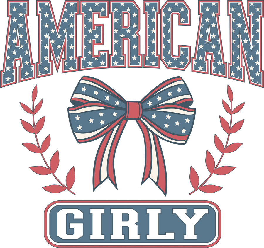 American Girl Design - DTF Ready To Press