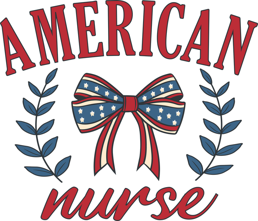 American Nurse Design - DTF Ready To Press