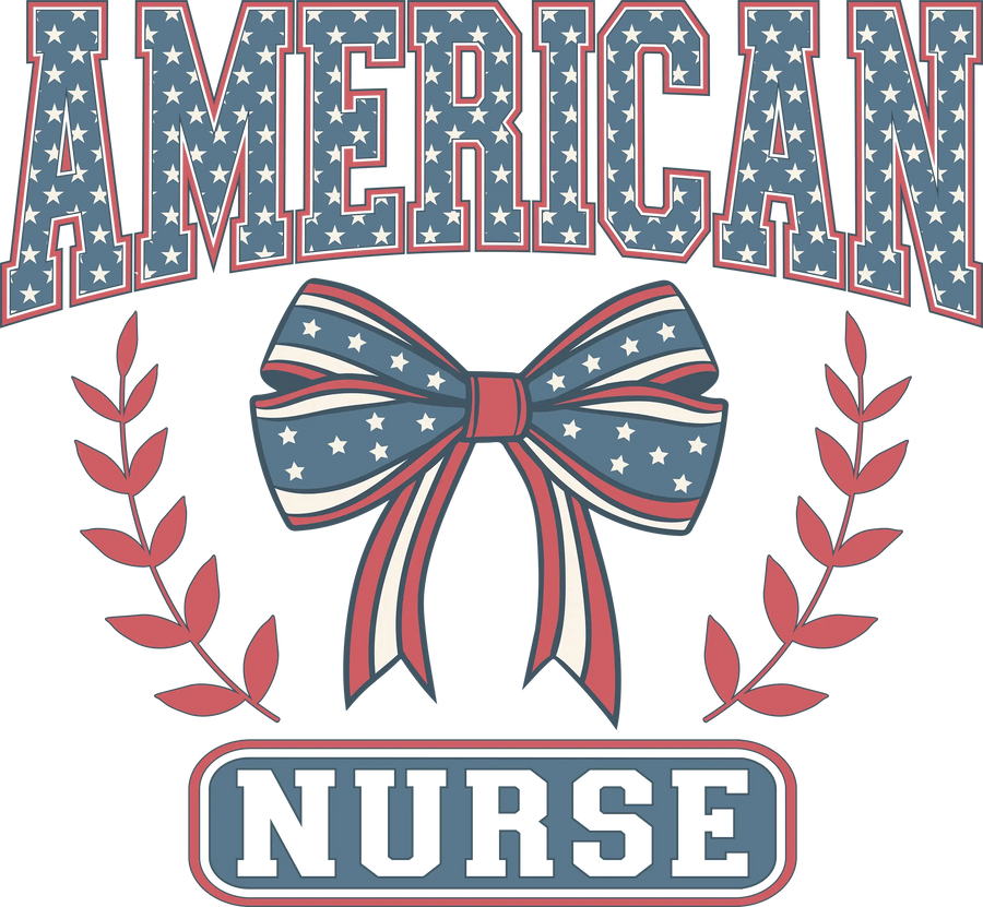 American Nurse Design - DTF Ready To Press