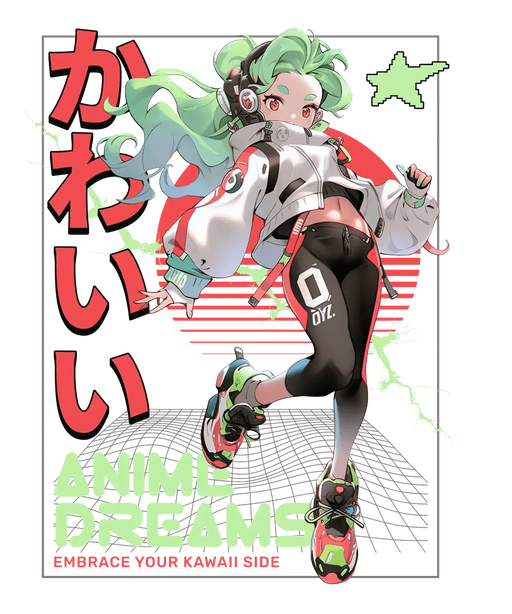 Anime Dreams - DTF Ready to Press (original)