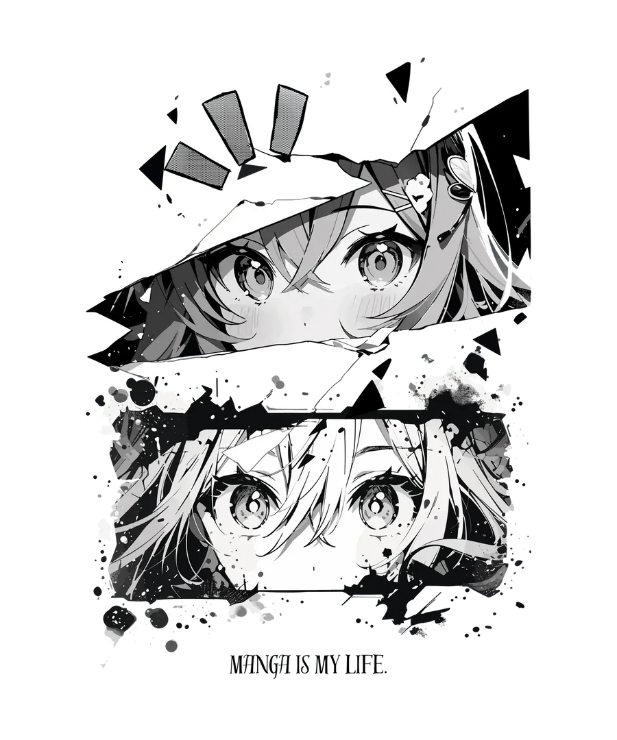 Anime Eyes Art - DTF Ready to Press