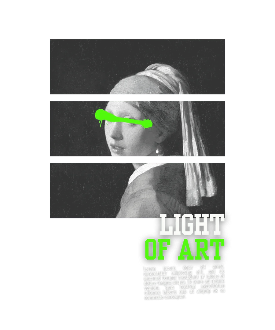 Artistic Splash - DTF Ready to Press