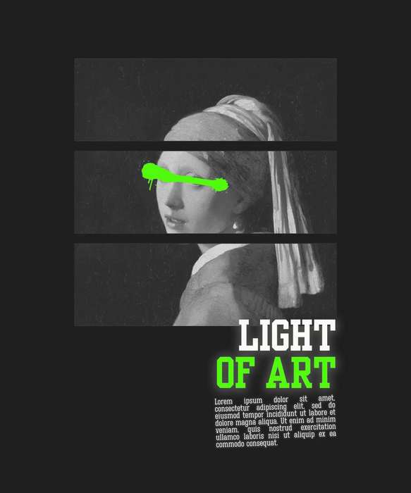 Artistic Splash - DTF Ready to Press (black_bg)