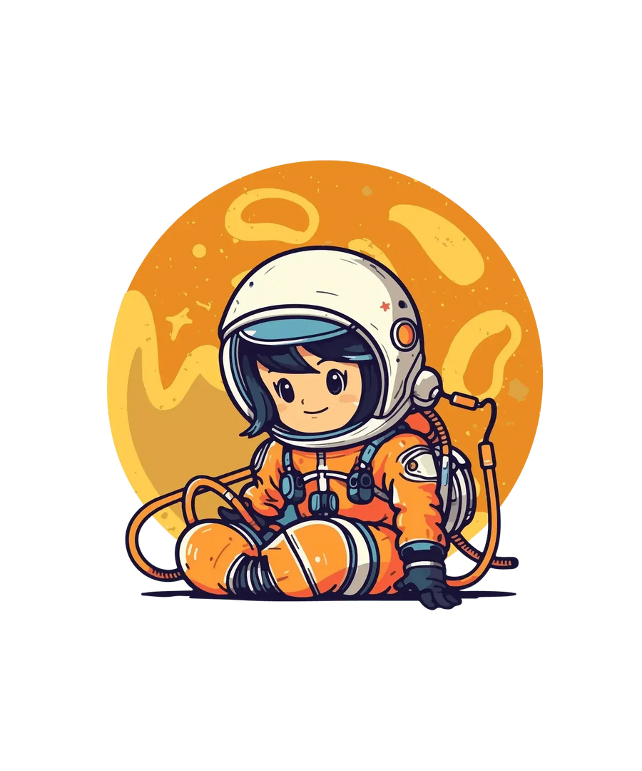 Astronaut Kid - DTF Ready to Press