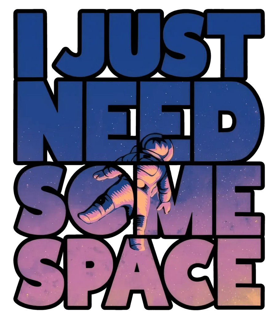 Astronauten-Thema – DTF Ready to Press