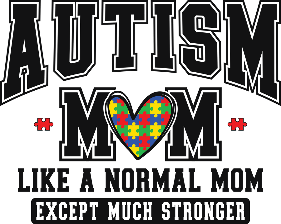 Autismus-Mama-Design – DTF bügelfertig