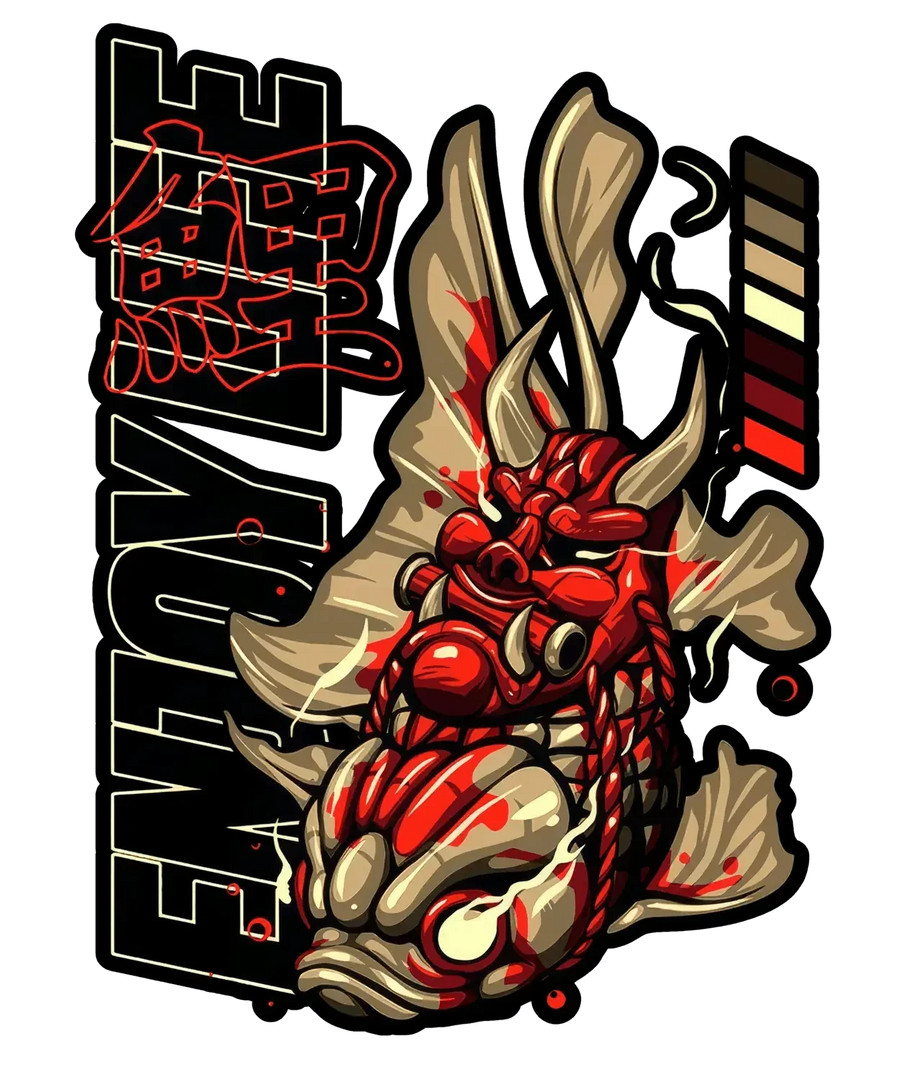 BBQ Dragon - DTF Ready to Press