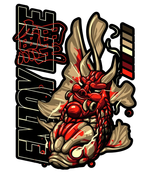 BBQ Dragon - DTF Ready to Press (original)