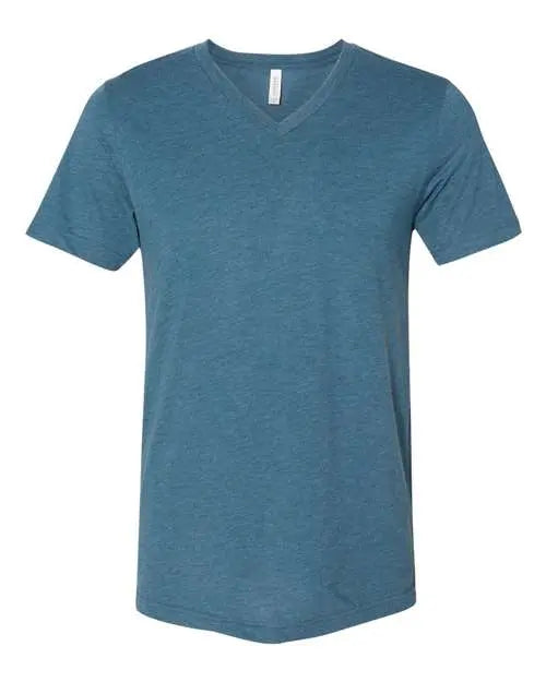 BELLA + CANVAS - Triblend V-Neck Short Sleeve Tee - M - 3415 BELLA + CANVAS