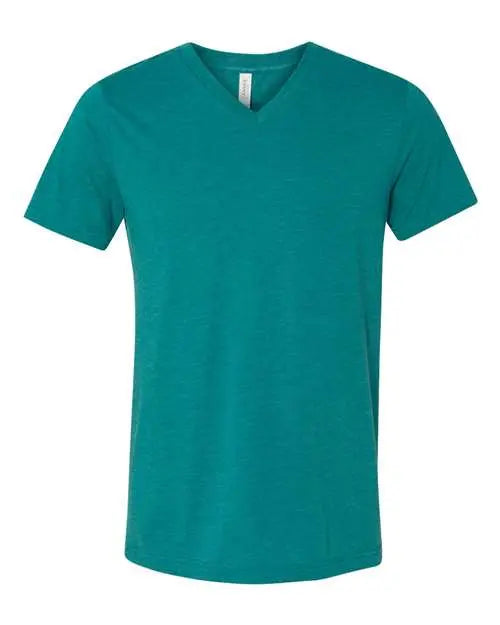 BELLA + CANVAS - Triblend V-Neck Short Sleeve Tee - S - 3415 BELLA + CANVAS