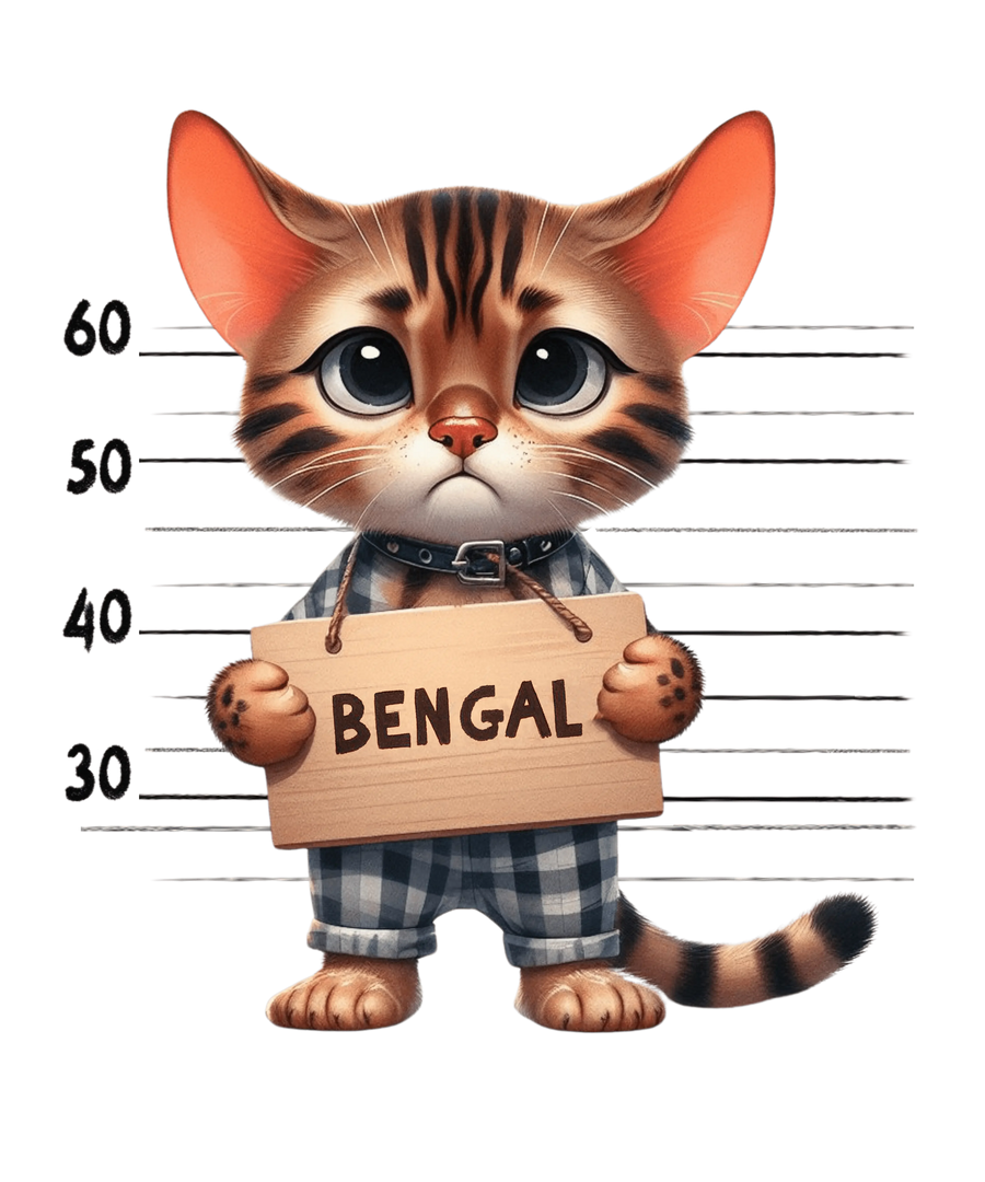 Bengal Cat Mom Design - DTF Ready To Press