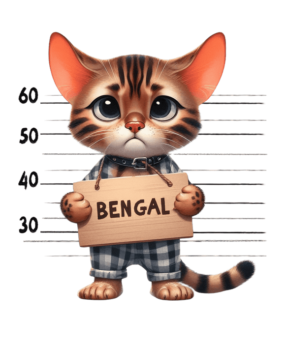 Bengal Cat Mom Design - DTF Ready To Press