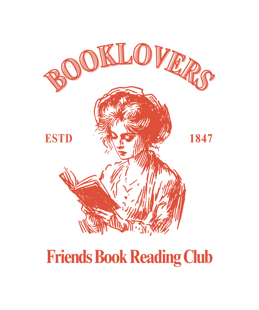 Booklovers Club - DTF Ready to Press
