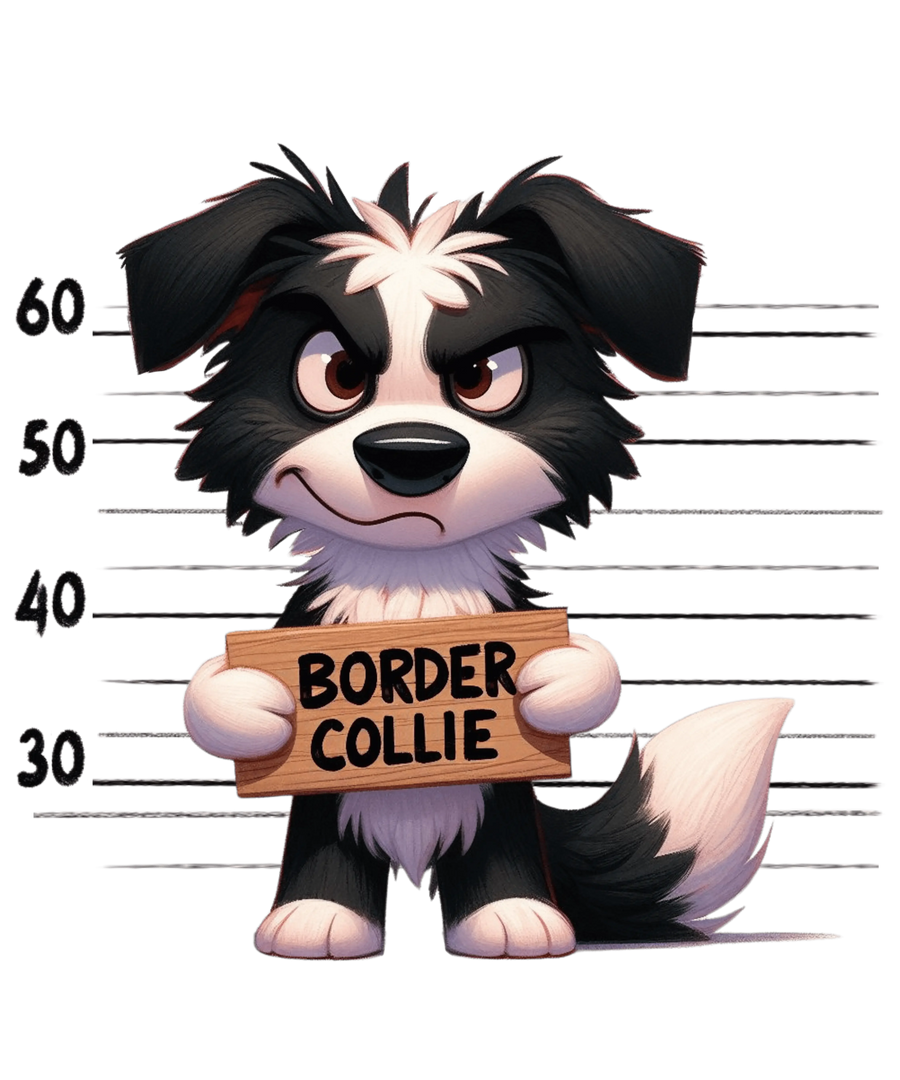 Border Collie Dog Mom Design - DTF Ready To Press