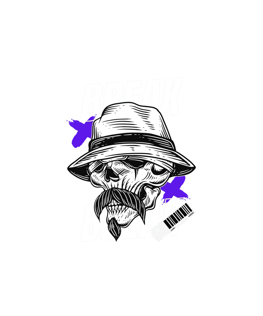 Break Bad Skull - DTF Ready to Press