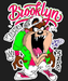 Brooklyn Cartoon Taz - DTF Ready to Press (black_bg)