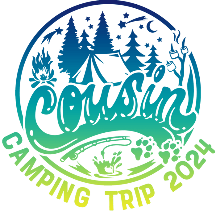 2024 Matching Cousin Camping Trip Design - DTF Ready To Press