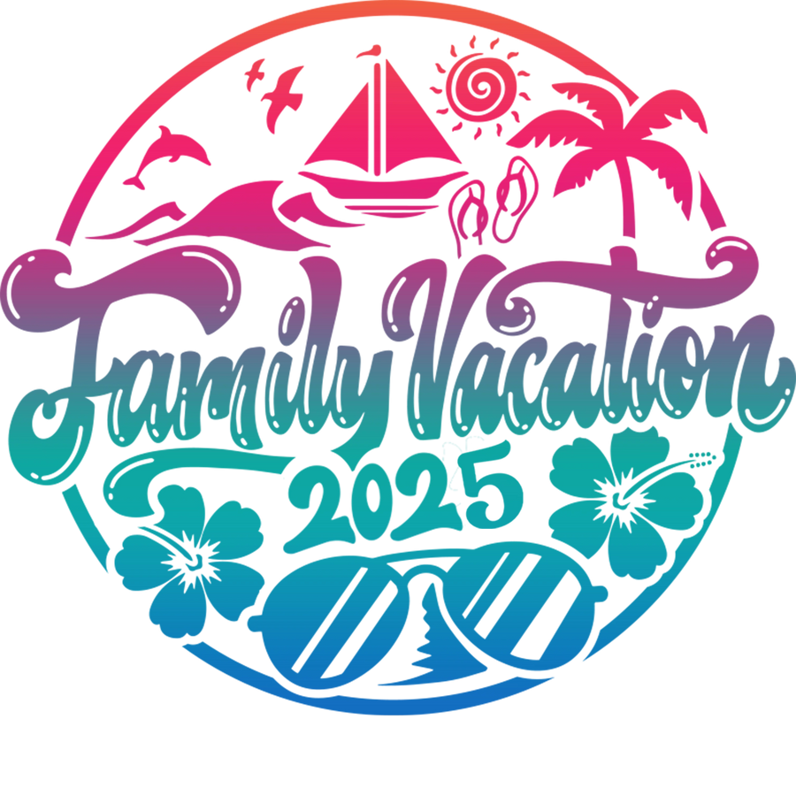 2025 Matching Family Vacation Design - DTF Ready To Press