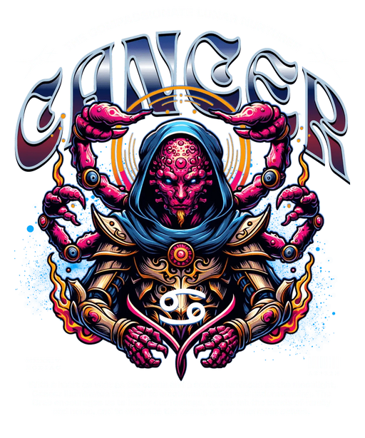 Cancer Zodiac - DTF Ready to Press (original)