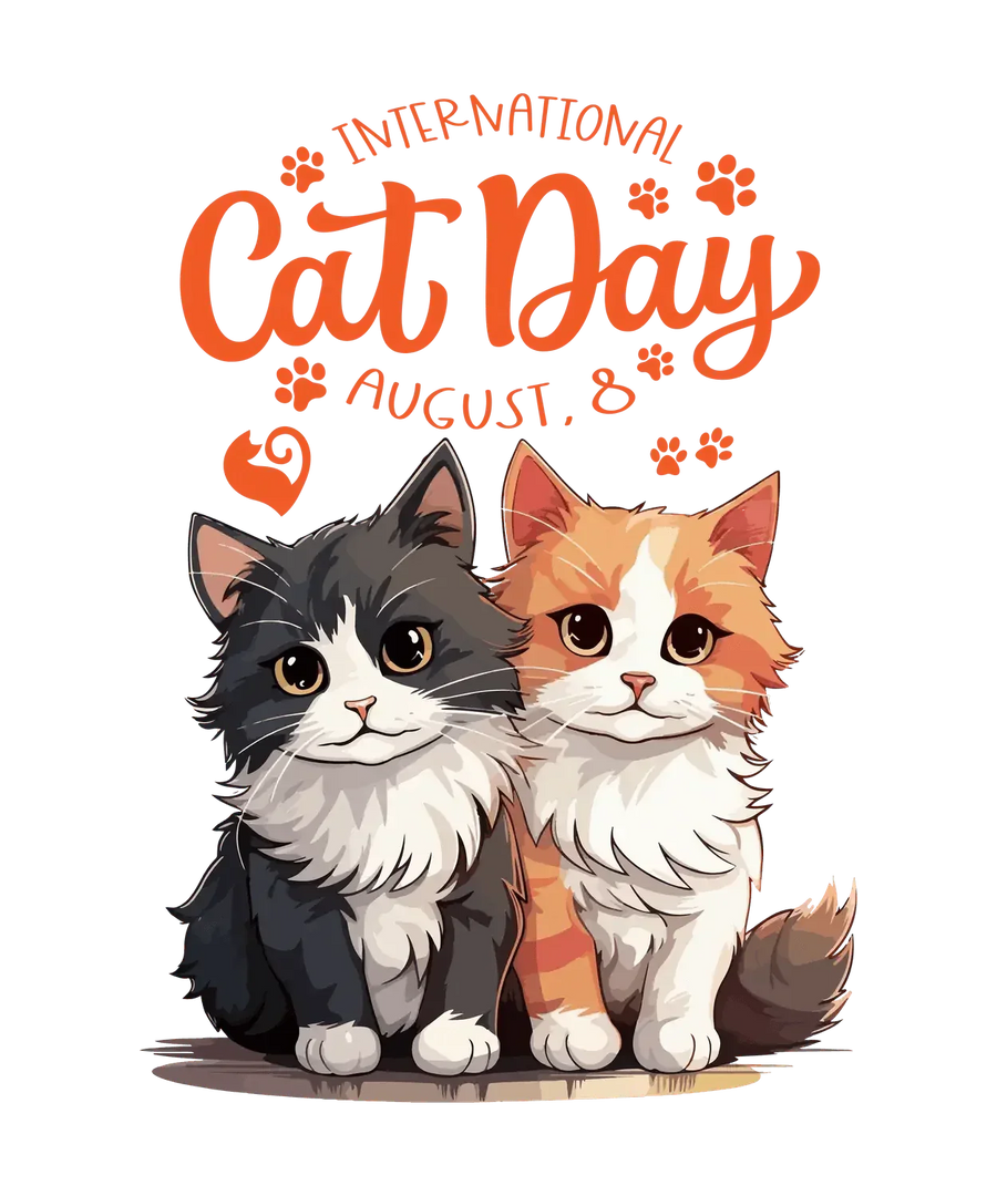 Cat Day Celebration - DTF Ready to Press