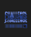 Challenge Motif - DTF Ready to Press (black_bg)